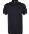 LV355 Finden + Hales Contrast Panel Polo Shirt Navy / Royal Blue colour image